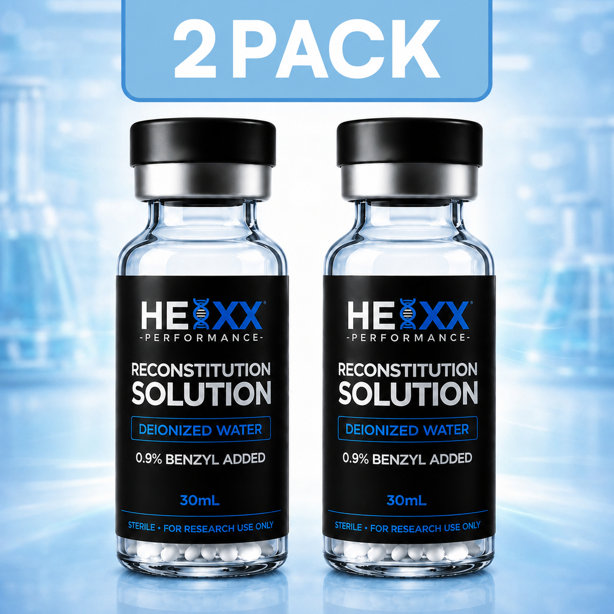 Helixx Bacteriostatic Water - 30mL Research Vials