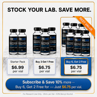Helixx Bacteriostatic Water - 30mL Research Vials